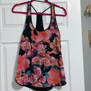 Floral Racerback Lululemon Tank